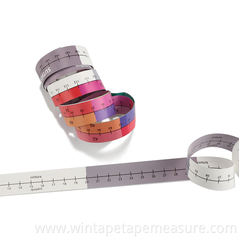 Best Bra Brands Bra Size Measuring Tape Paper Material with Your Logo